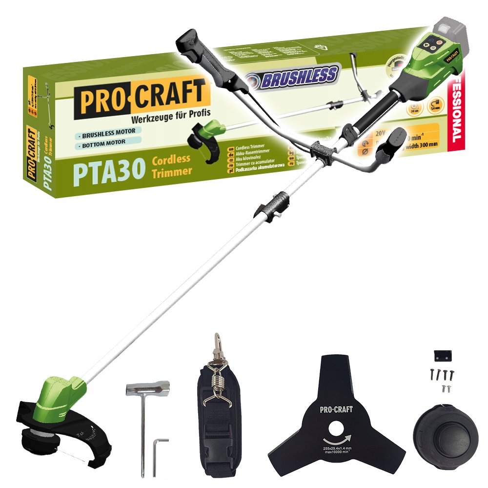 Procraft Akumulátorová kosa PTA30 Body 3,5 Kg