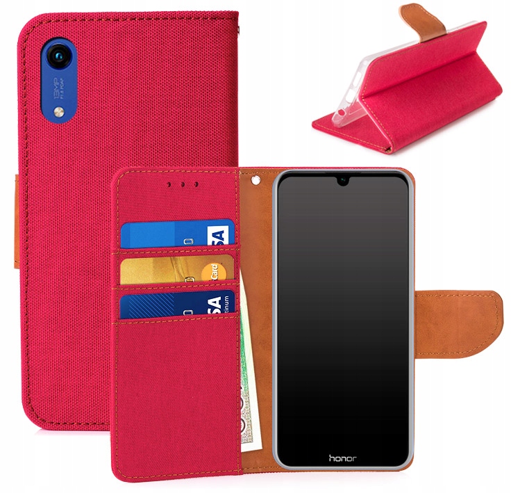 

Etui Portfel Canvas do Huawei Y6 2019