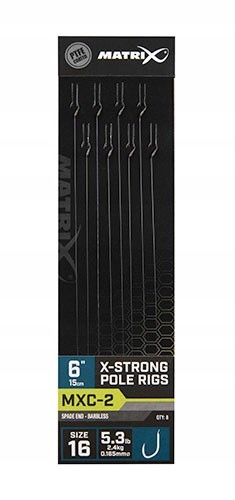 Przypon Matrix MXC-2 X-Strong Pole 16/0,165mm/15cm 8szt