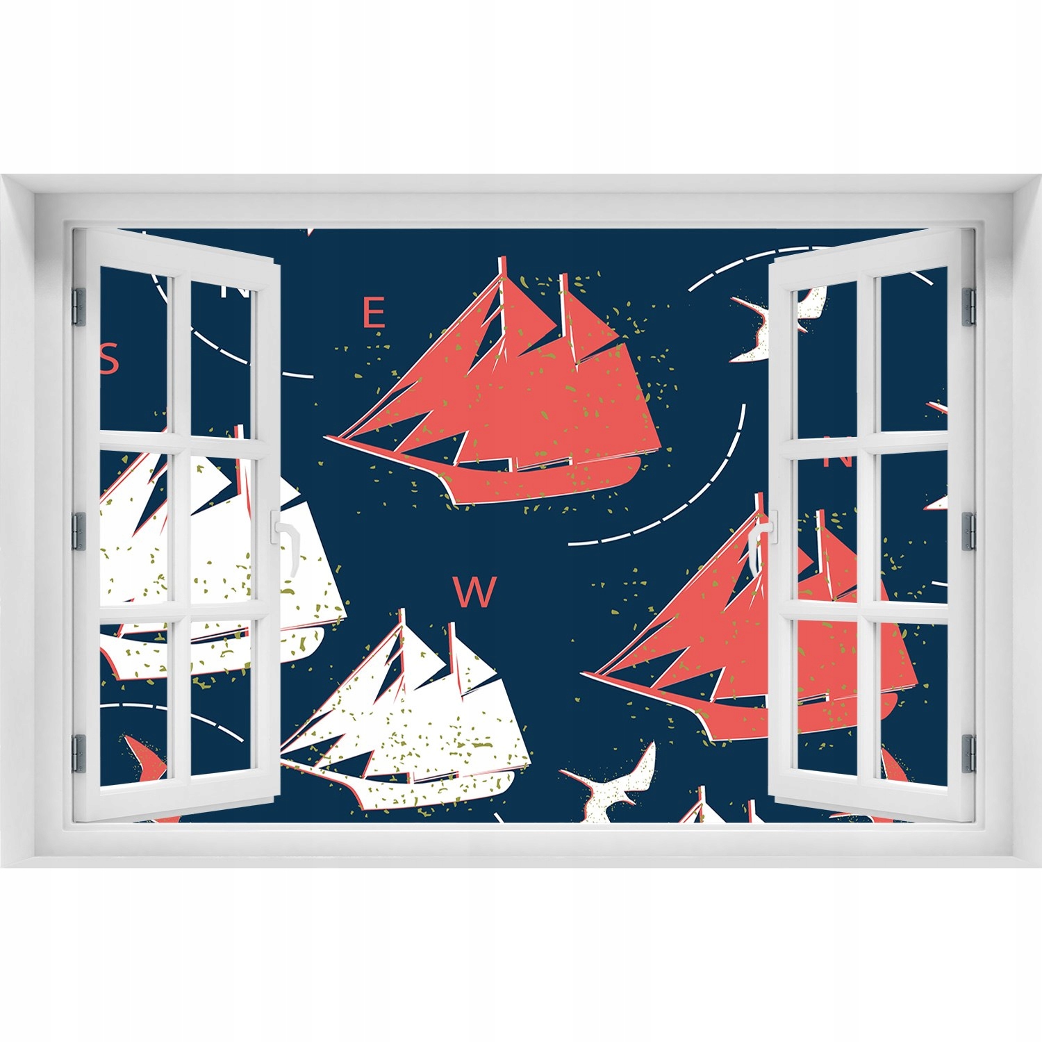 

Fototapeta Naklejka na ścianę Statki ptaki morskie