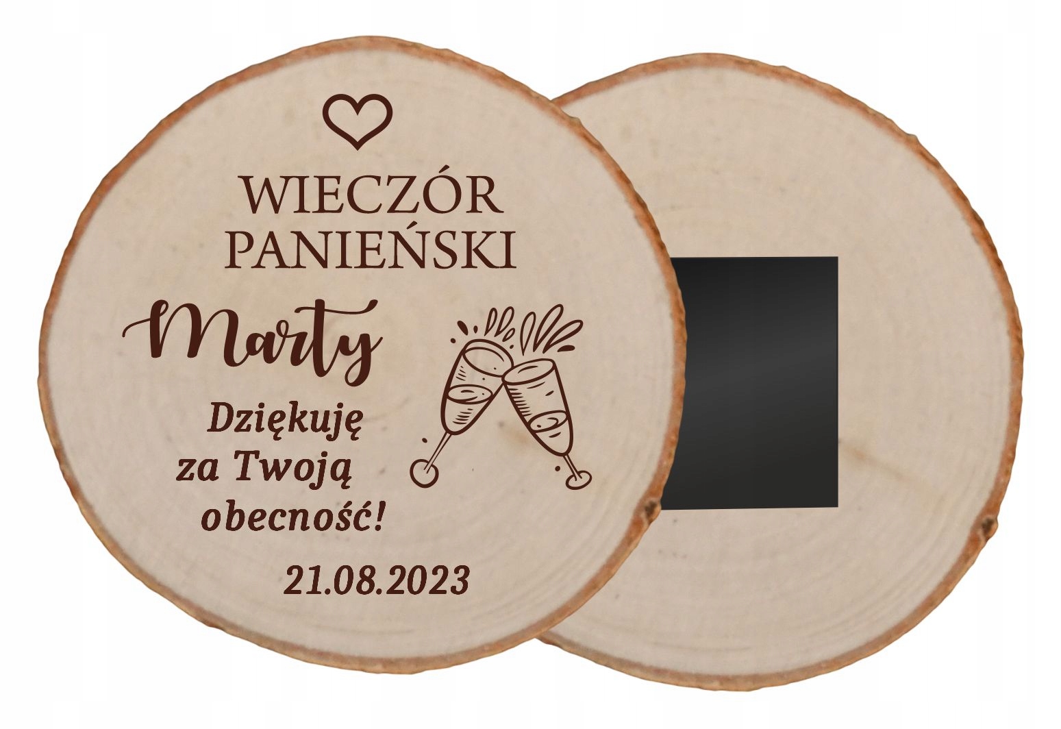 

Magnes z grawerem Podziękowanie wieczór Panieński