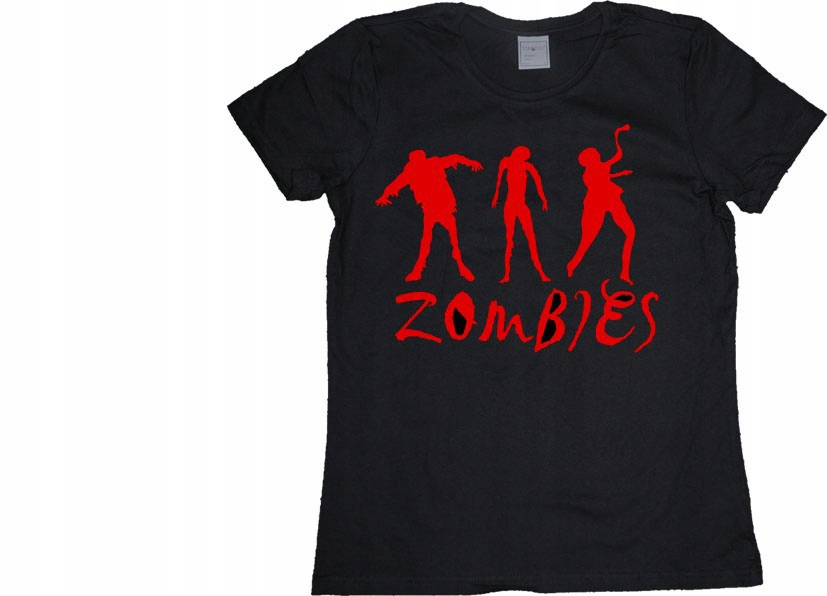 

Damska Smieszna Zombie Na Koszulce Wzory z1a