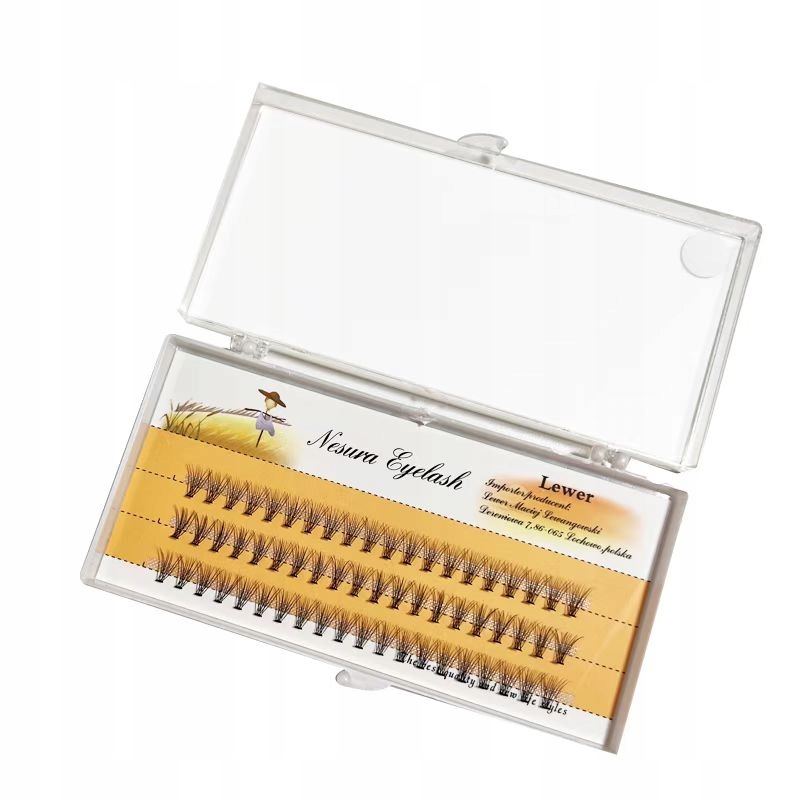 RZĘSY NESURA EYELASH KĘPKI RZĘS JEDWABNE 13mm