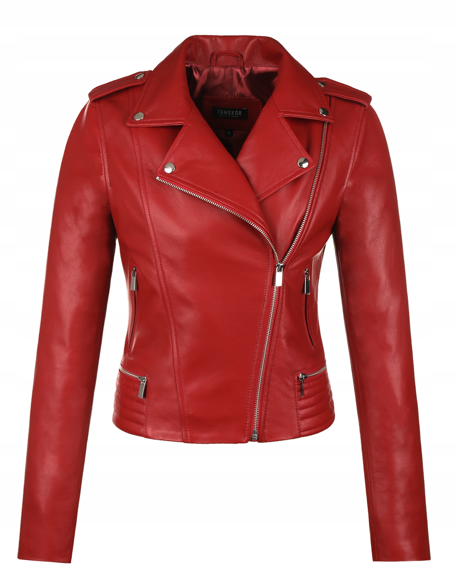 Tomskór Červená Kožená Dámská Ramoneska Iga M/38