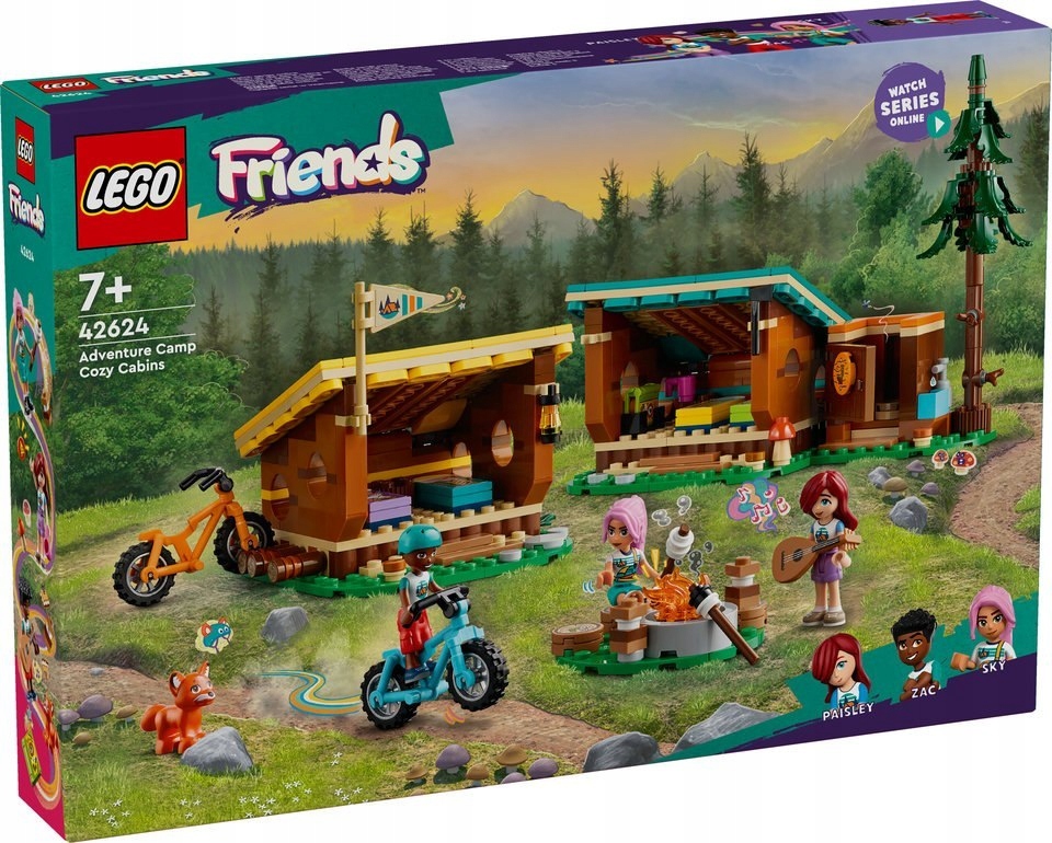 Lego Friends Útulné domky na letním táboře
