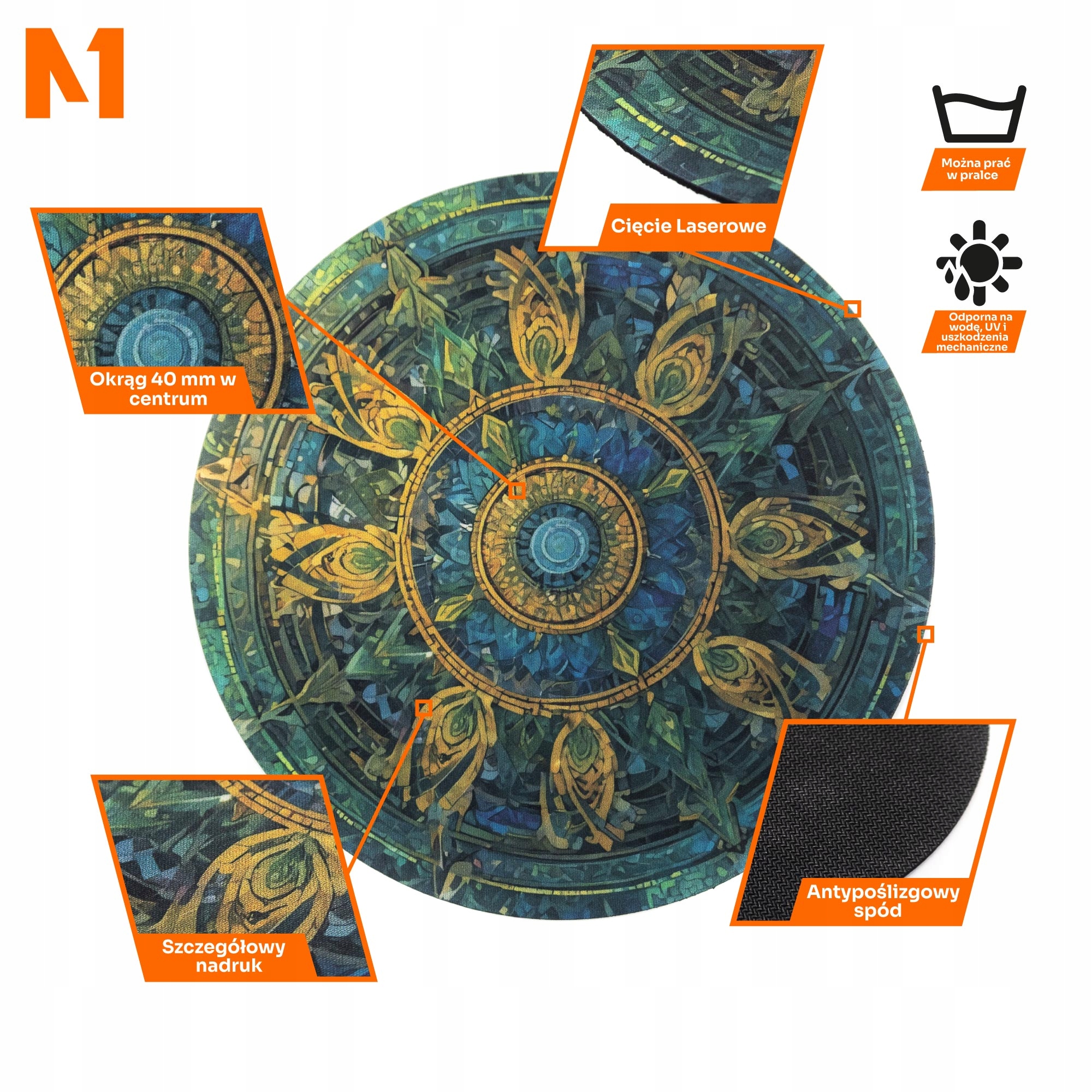 Znaczniki do Age of Sigmar 4e 7,6"/19,24cm - Zaczarowana Mozaika - 8szt Długość (cm) 19.24