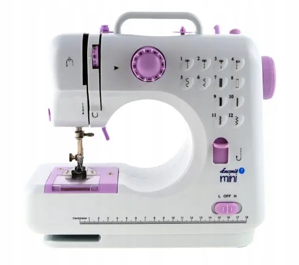 Maszyna do szycia Łucznik Mini 12 Ściegów Szycie wstecz