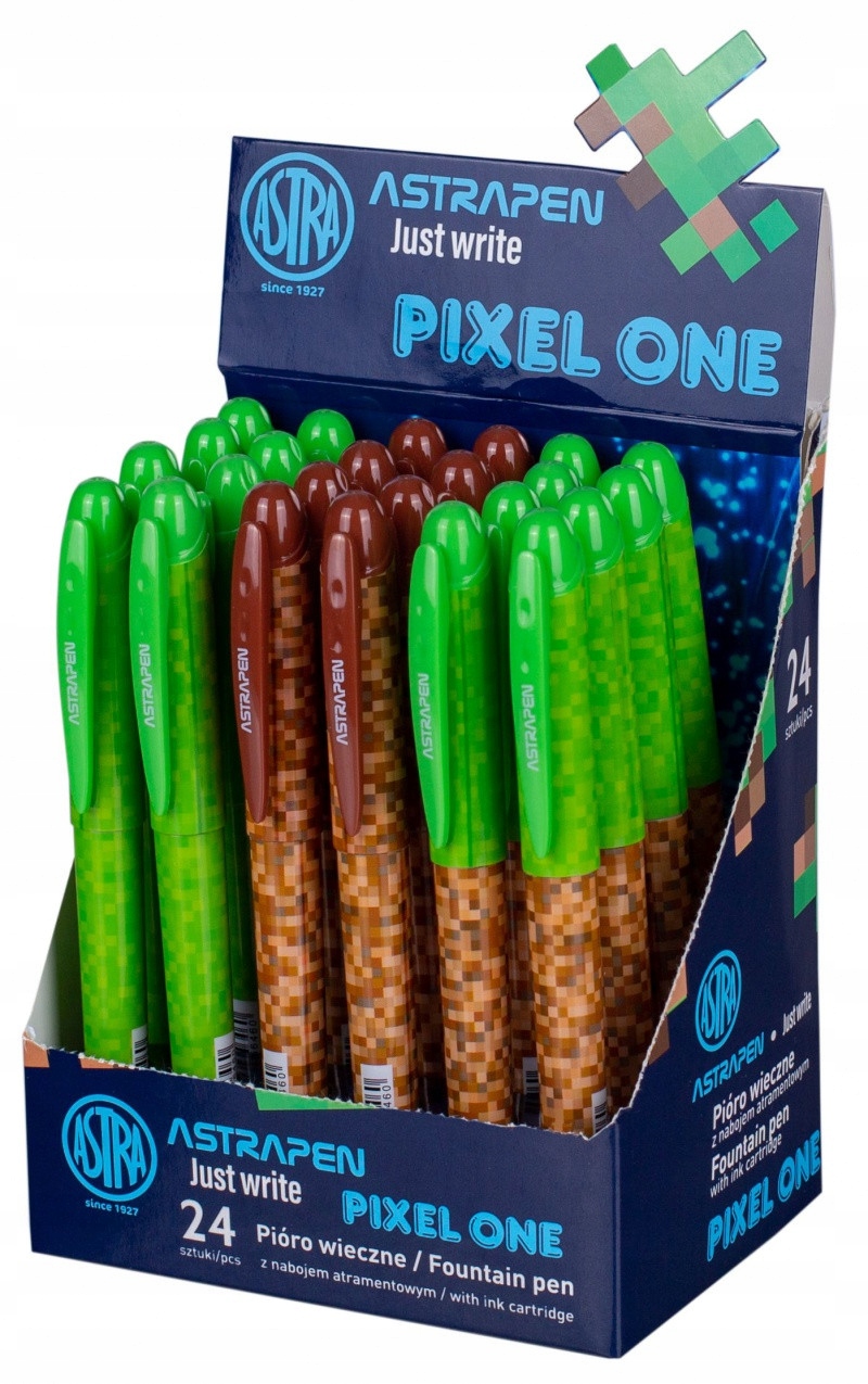 SZKOLNE PIÓRO WIECZNE DLA CHŁOPCÓW MINECRAFT