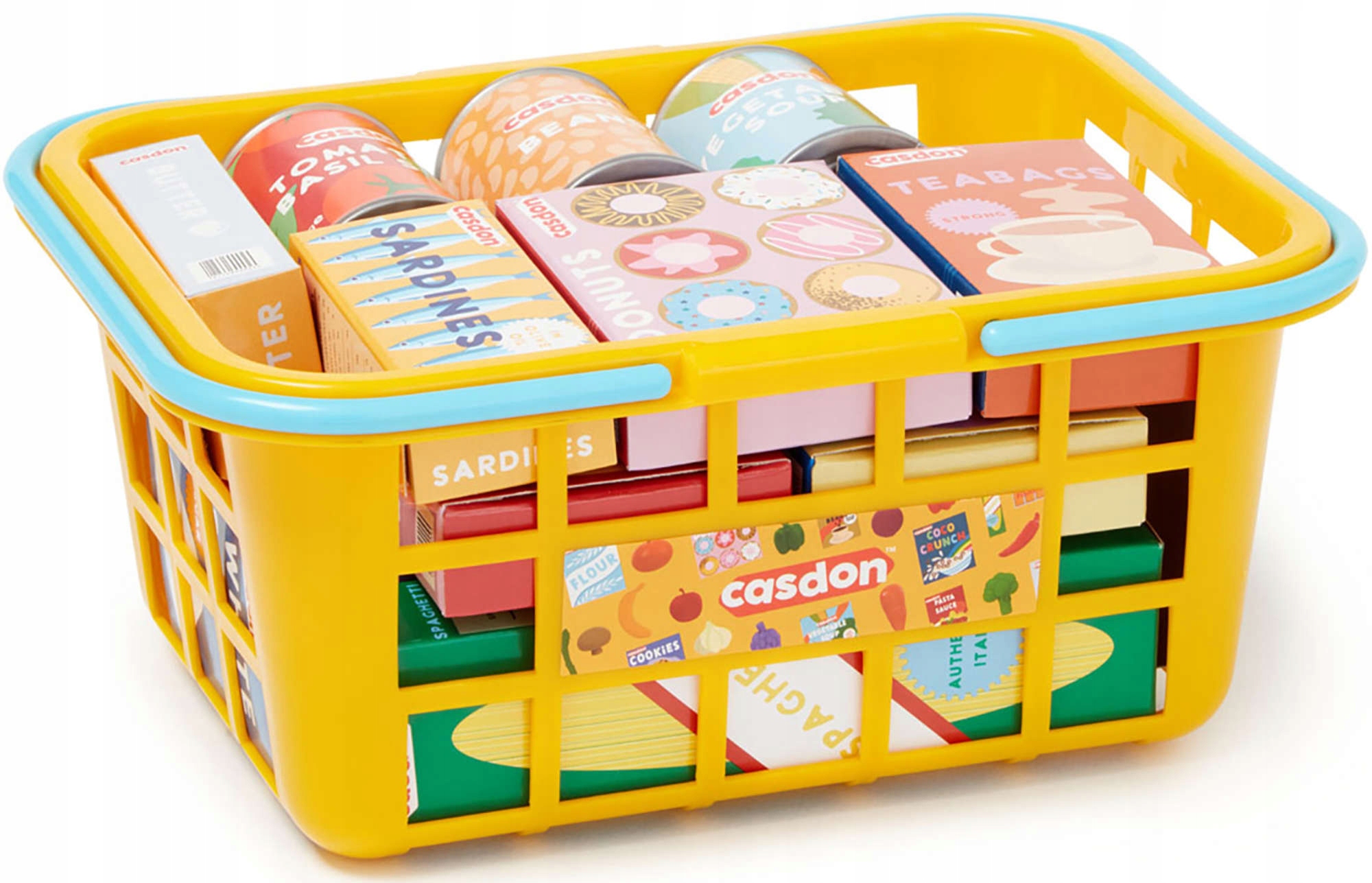 KOSZYK SKLEPOWY ZESTAW PRODUKTÓW SPOŻYWCZYCH ZABAWA W SKLEP Płeć chłopcy dziewczynki