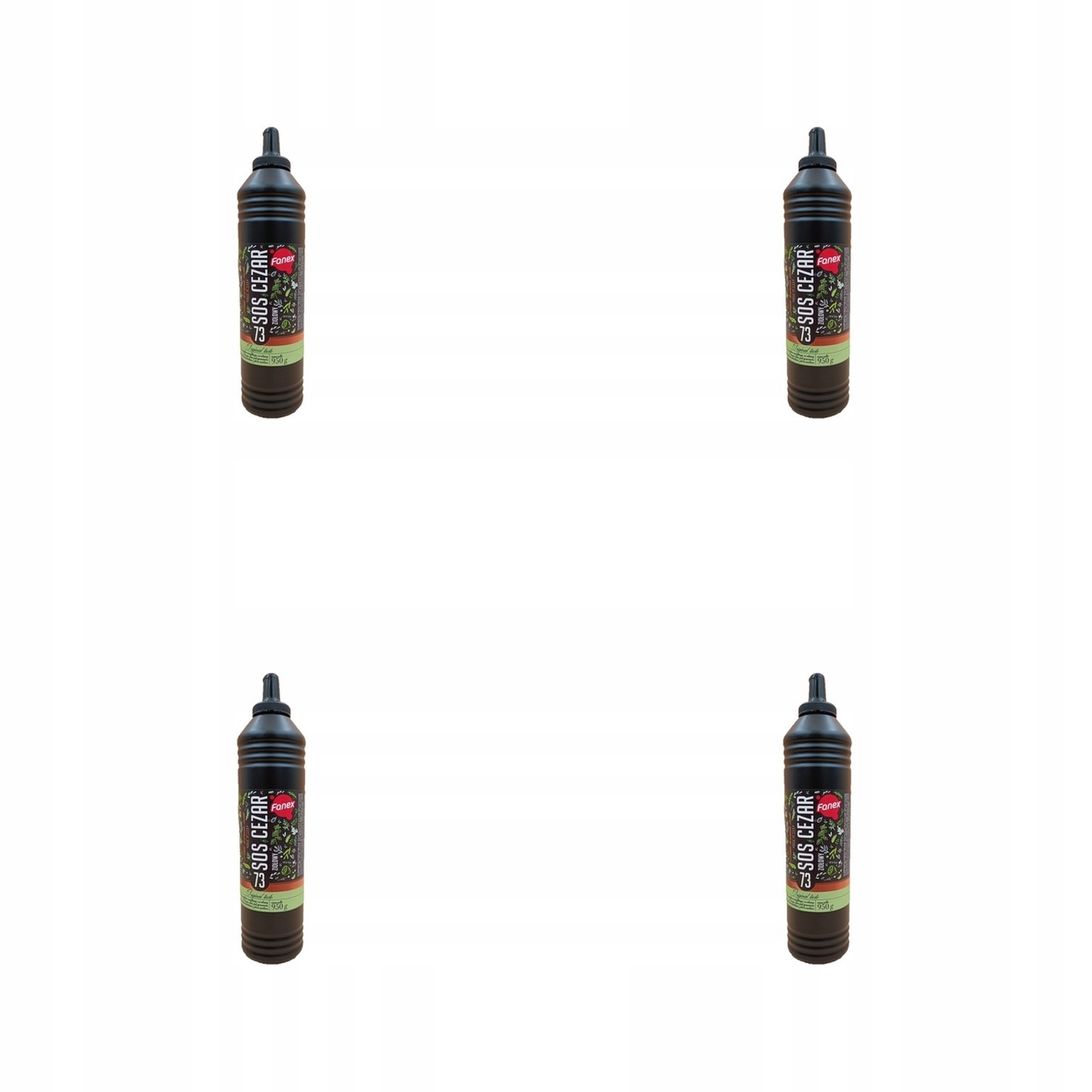 4x 950g Fanex sos ziołowy cezar Karton