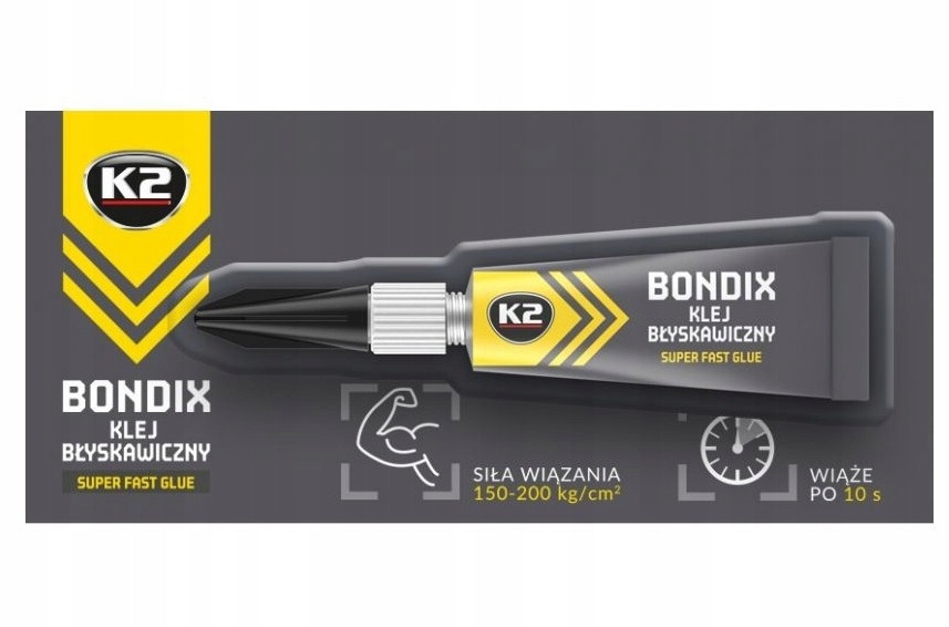 

K2 Klej Szybkoschnący Bondix 10 sek. 3g