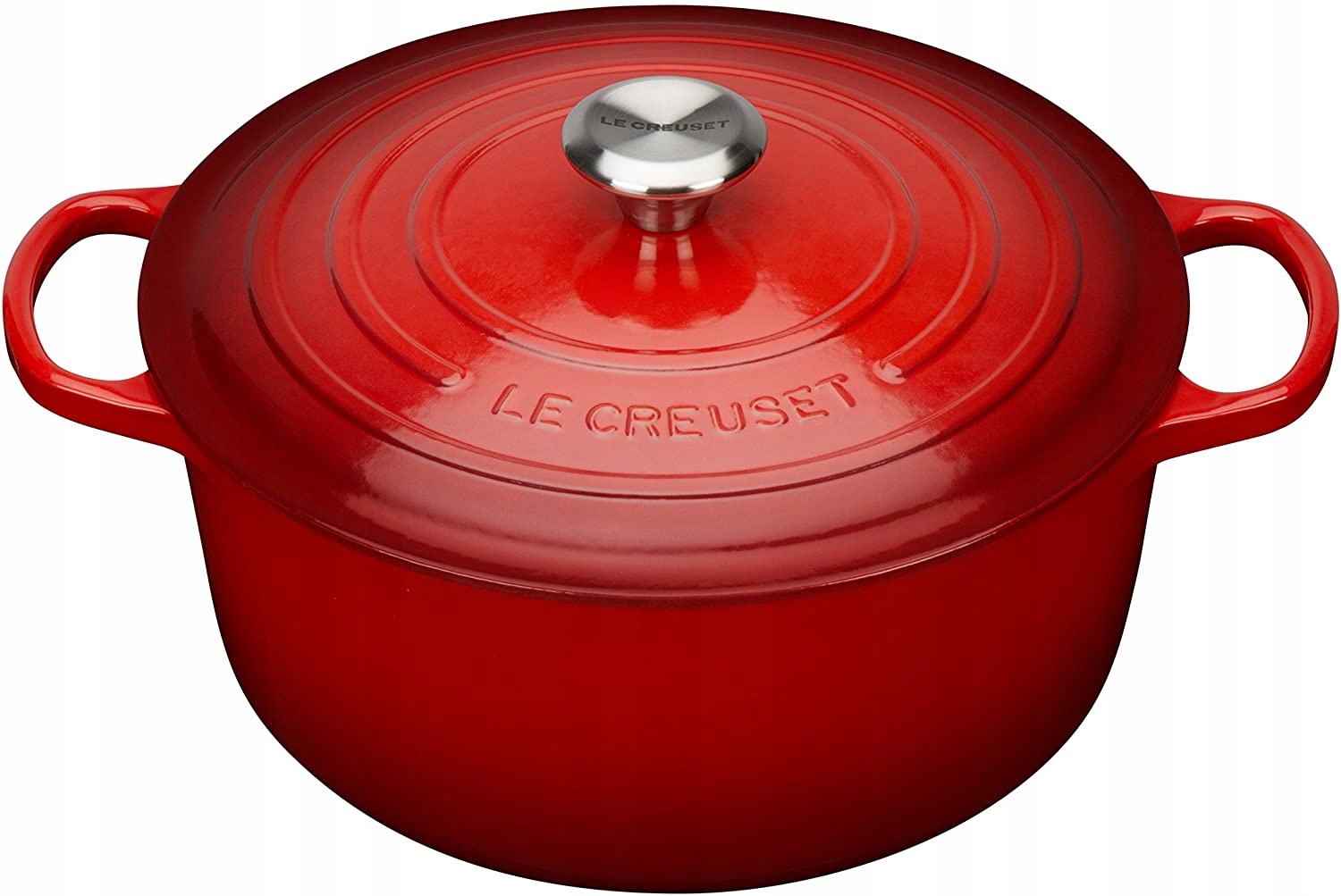 Le Creuset Signature brytfanna okragla 28 cm wisniowa