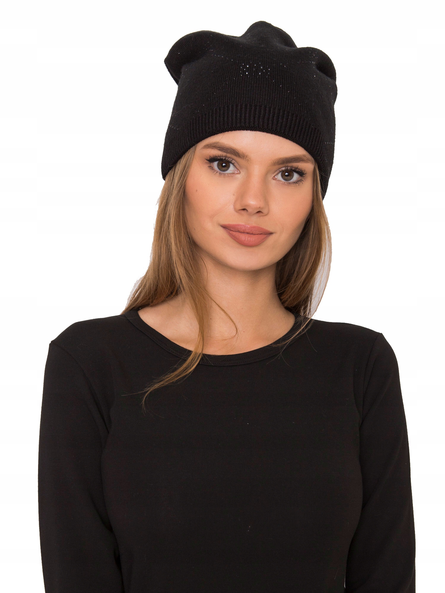 

Stylowa Czapka damska Zimowa beanie Dźety