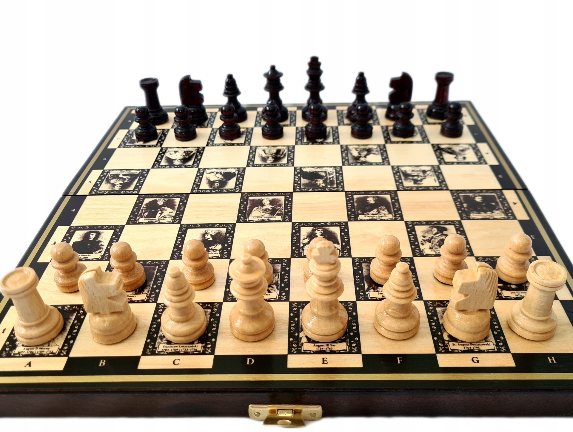 Szachy Drewniane Poczet Królów Polski Nazwa Szachy Turniejowe Dudrak