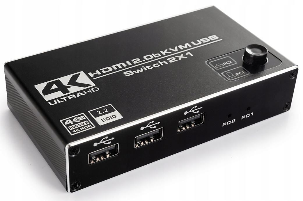 Przełącznik Switch KVM USB HDMI Sumator SPH-KVM22 Kod producenta SPH-KVM22