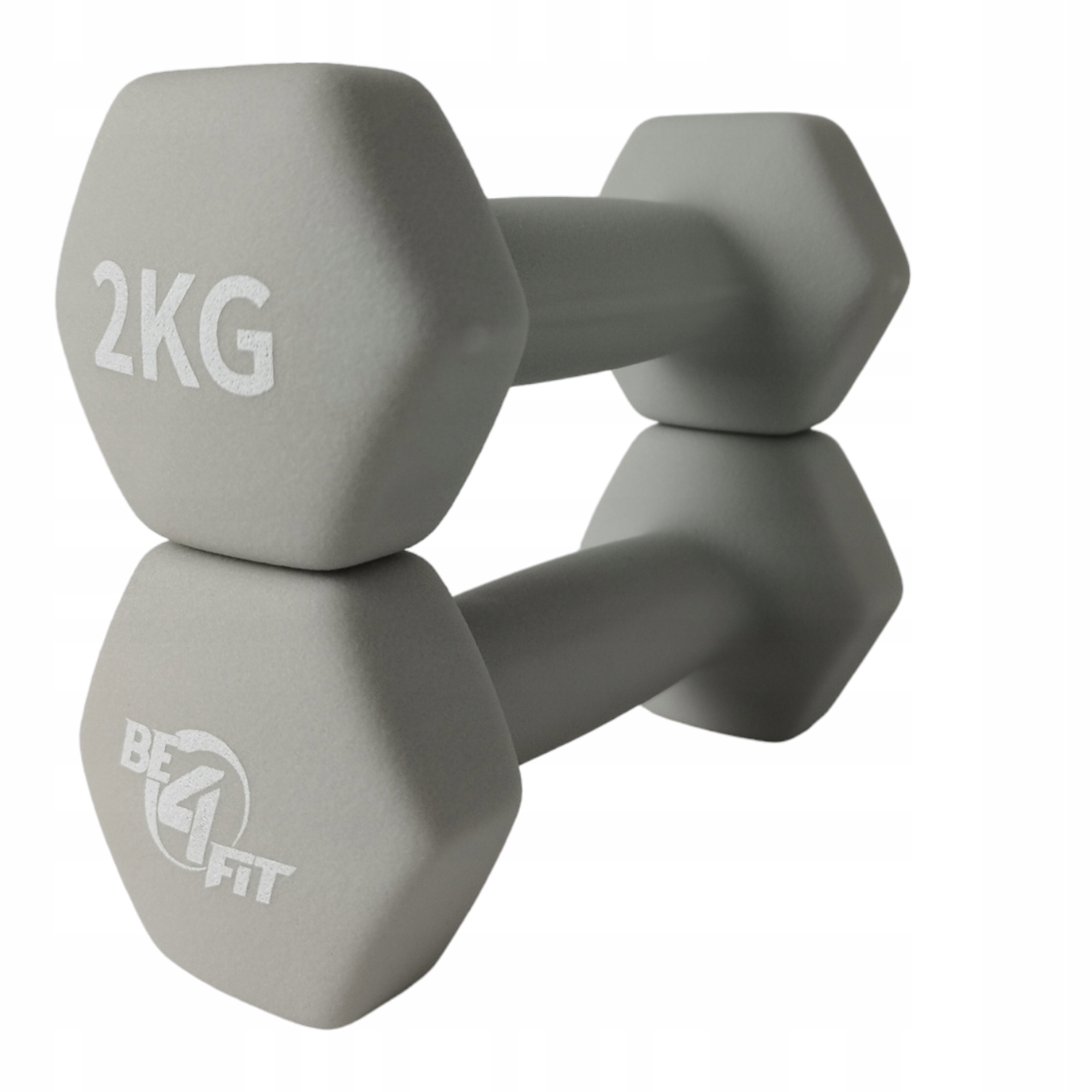 Zestaw Hantli Hantelków Ciężarki Hantle Neoprenowe Żeliwne do Ćwiczeń 2x2kg