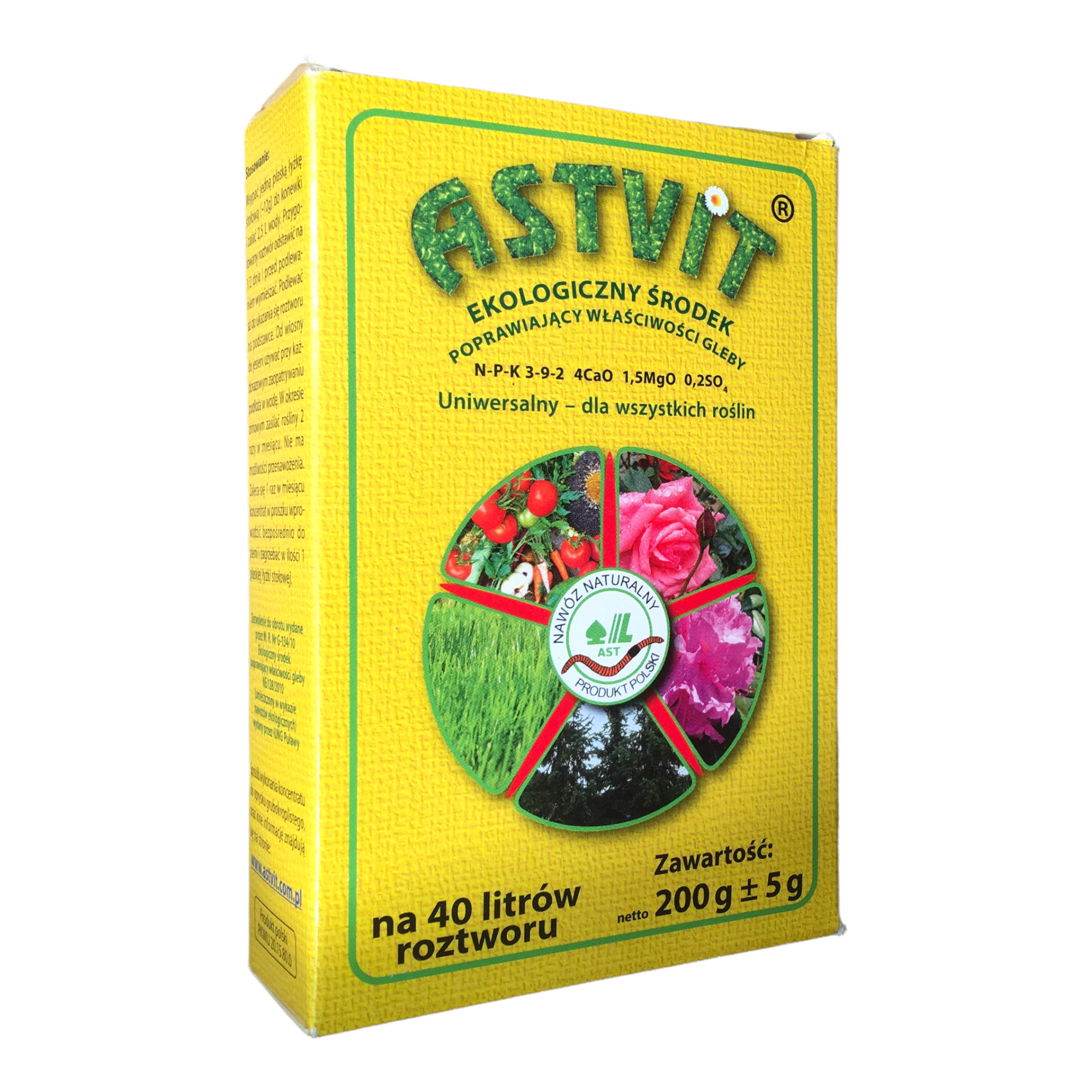 

Astvit nawóz organiczny Uniwersalny proszek 200 g