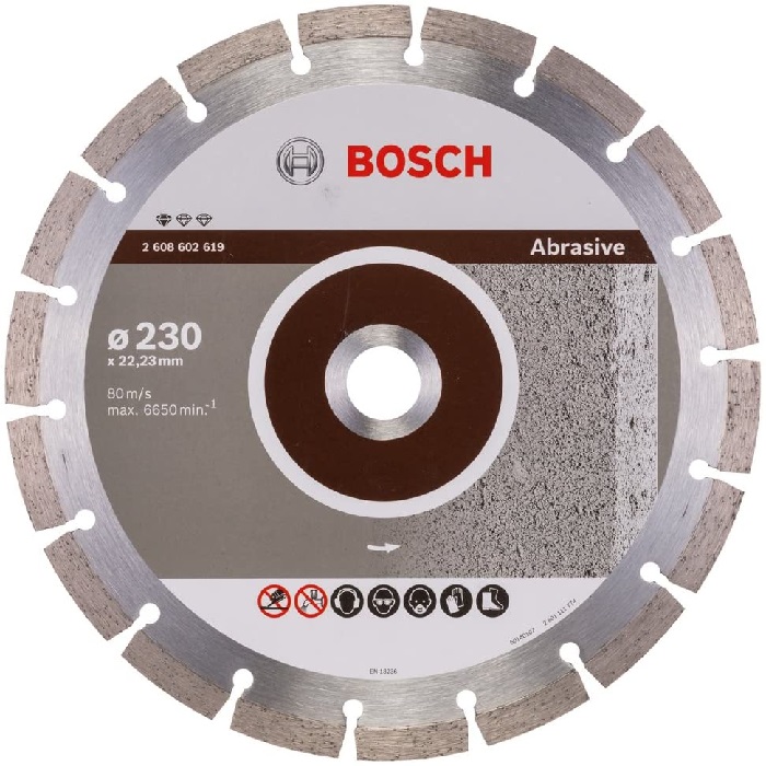BOSCH TARCZA DIAMENTOWA 230 GAZOBETON DACHÓWKA KLINKIER ŚWIEŻY BETON