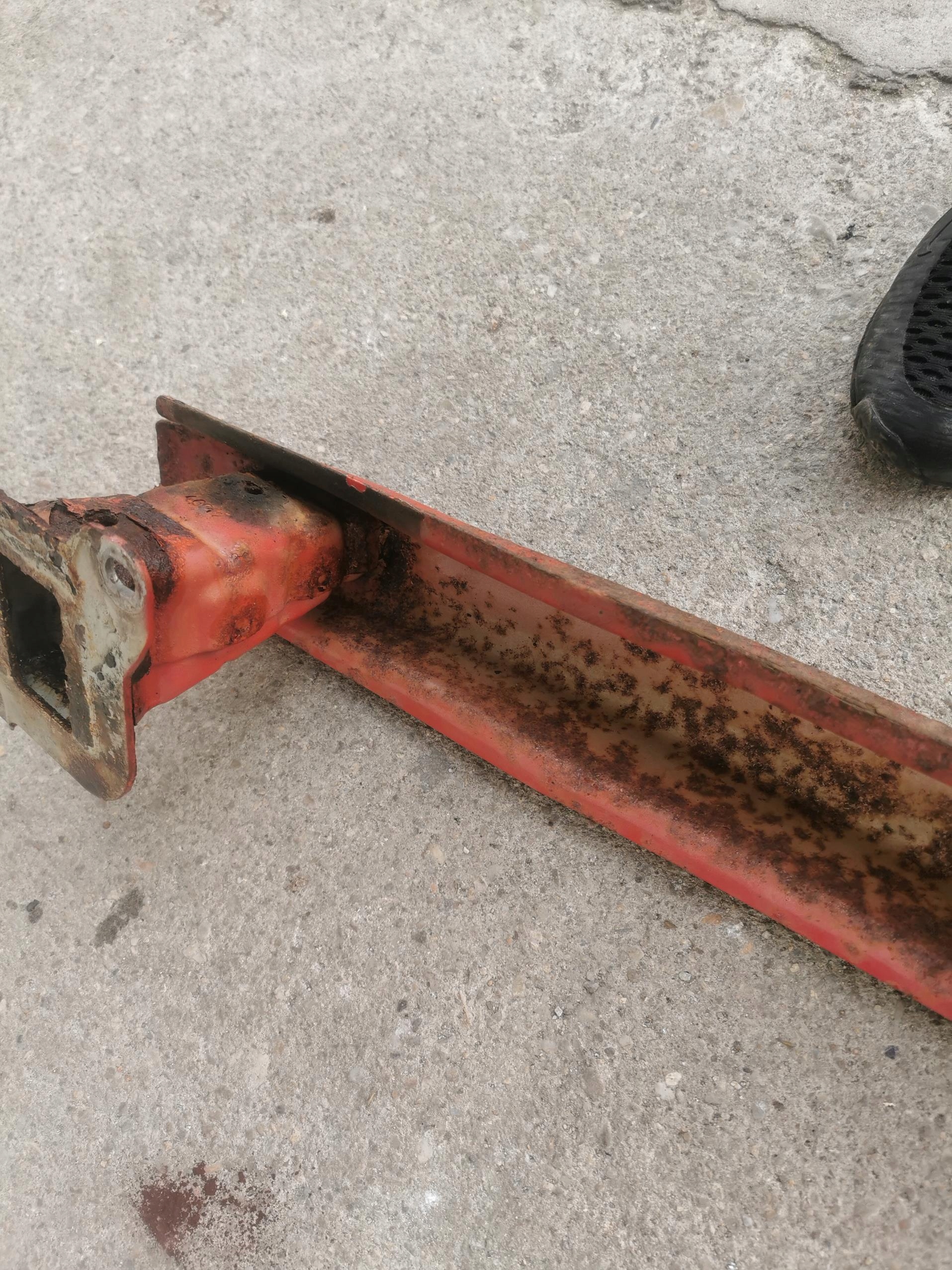 bumper support rear part SKODA FABIA II SCOUT 06-14