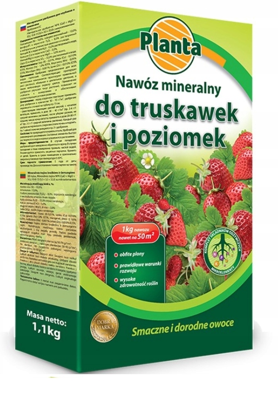 

Nawóz mineralny do Truskawek i Poziomek 1KG!