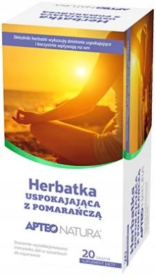 

Herbatka uspokajająca z pomarańczą Apteo 20 sasz.