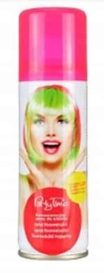 Lakier do Włosów w Spray Neonowy Farba Różowy Róż