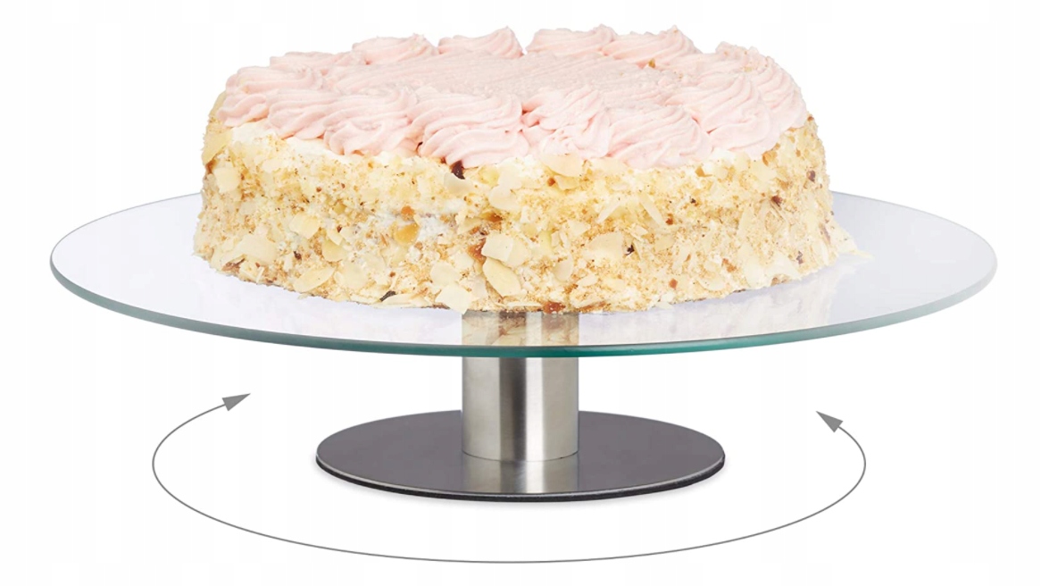 PATERA OBROTOWA SZKLANA TORT CIASTO RAVI 30CM NDZ Marka Ravi