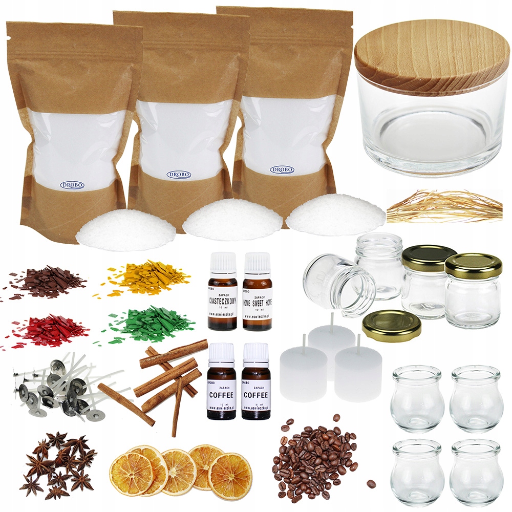 Velká sada pro výrobu svíček Diy XXL