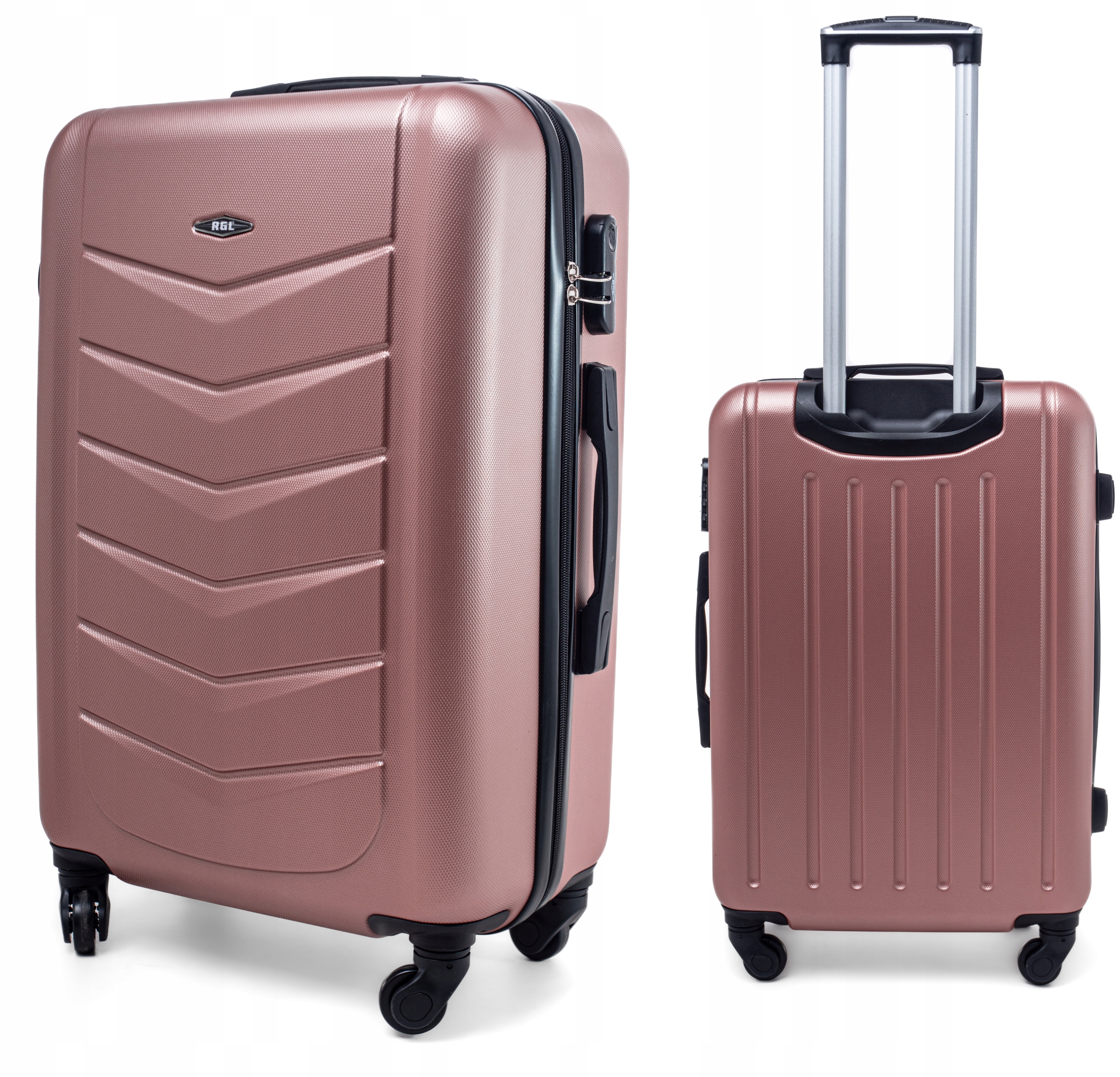 MAŁA L WALIZKA NA KÓŁKACH PODRÓŻNA TORBA ABS Głębokość (krótszy bok) 23 cm