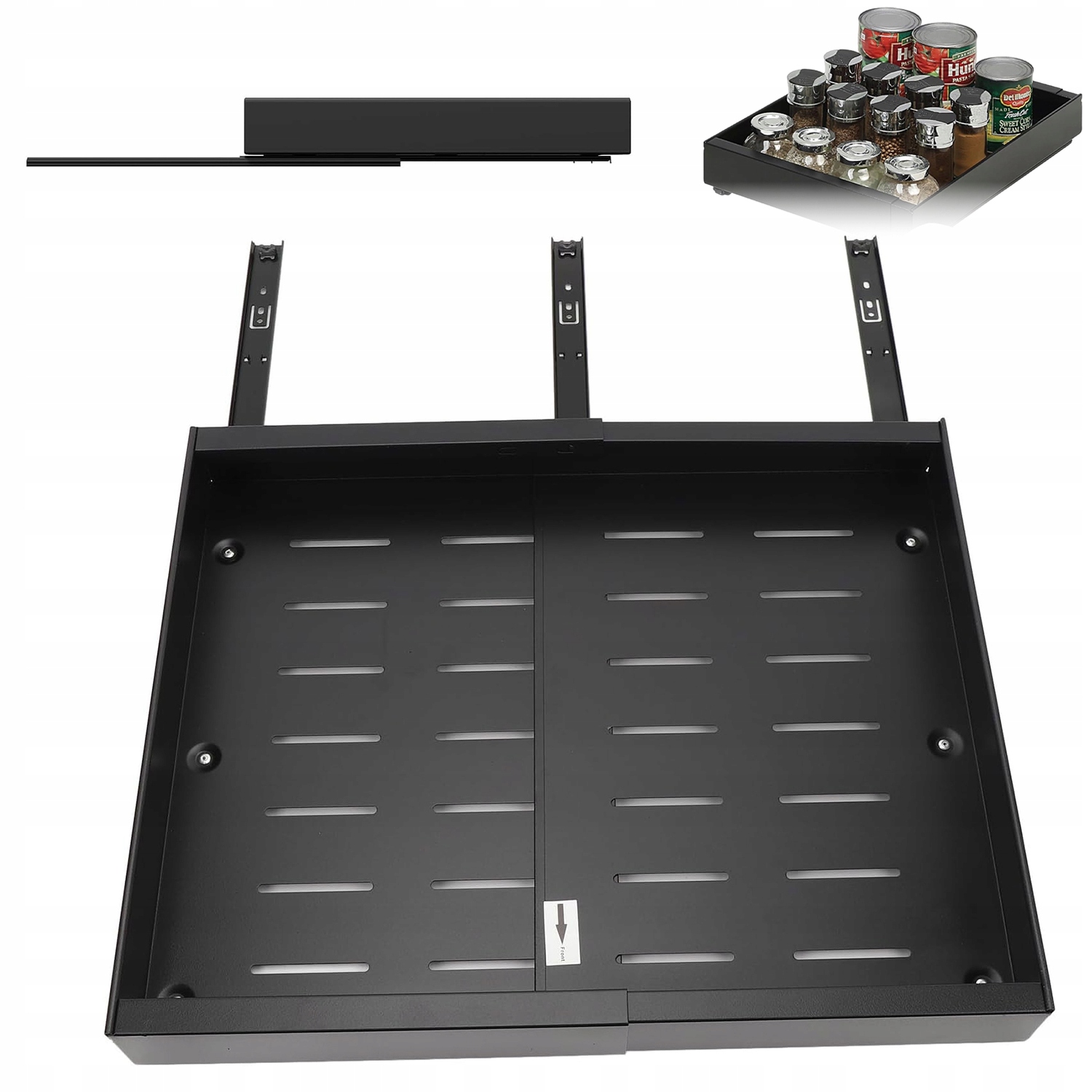 Sada Výsuvných Zásuvek 2 Kusy, Nastavitelné Pro Skříňky