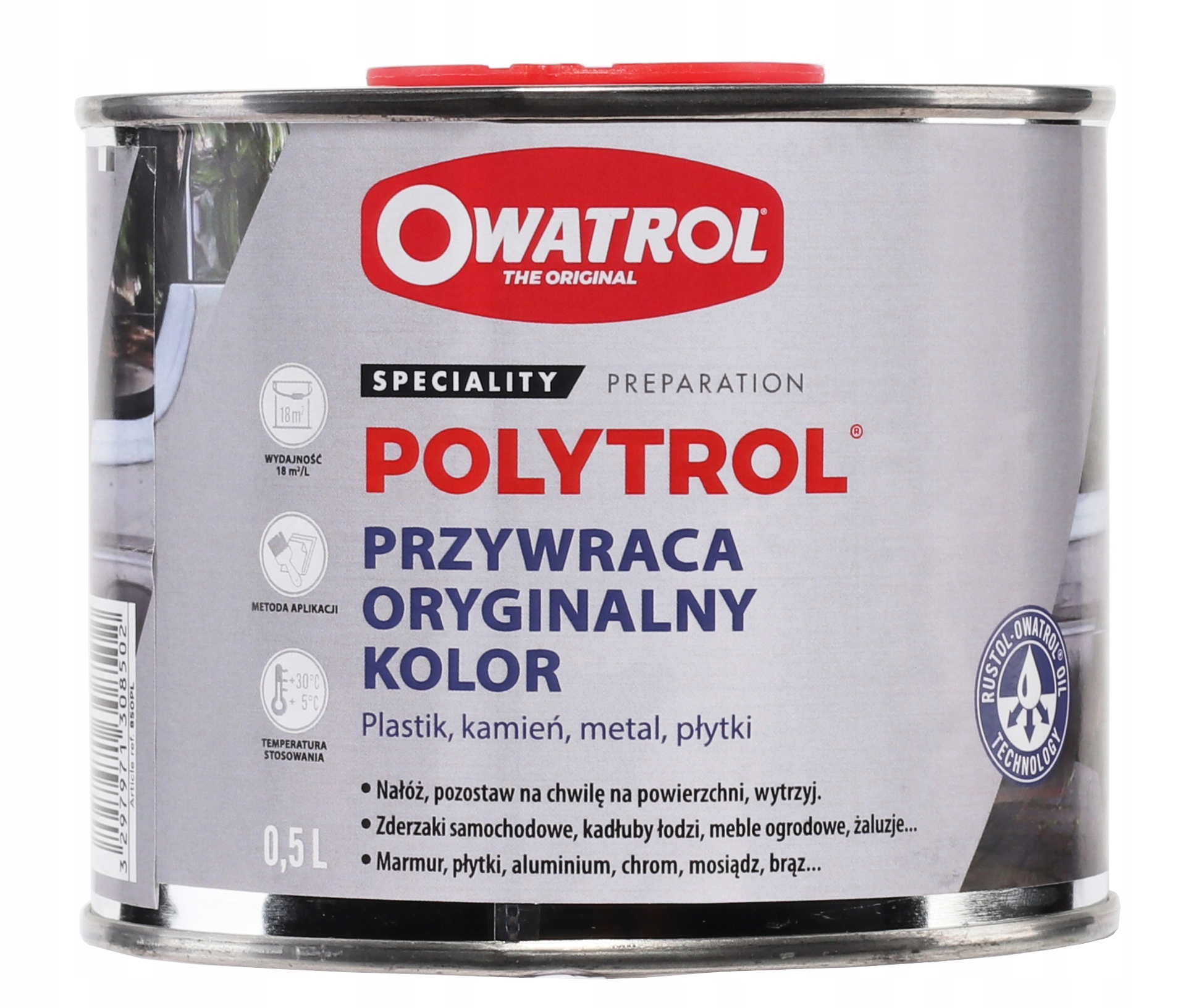 

Owatrol Polytrol Regeneracja plastiku 500ml