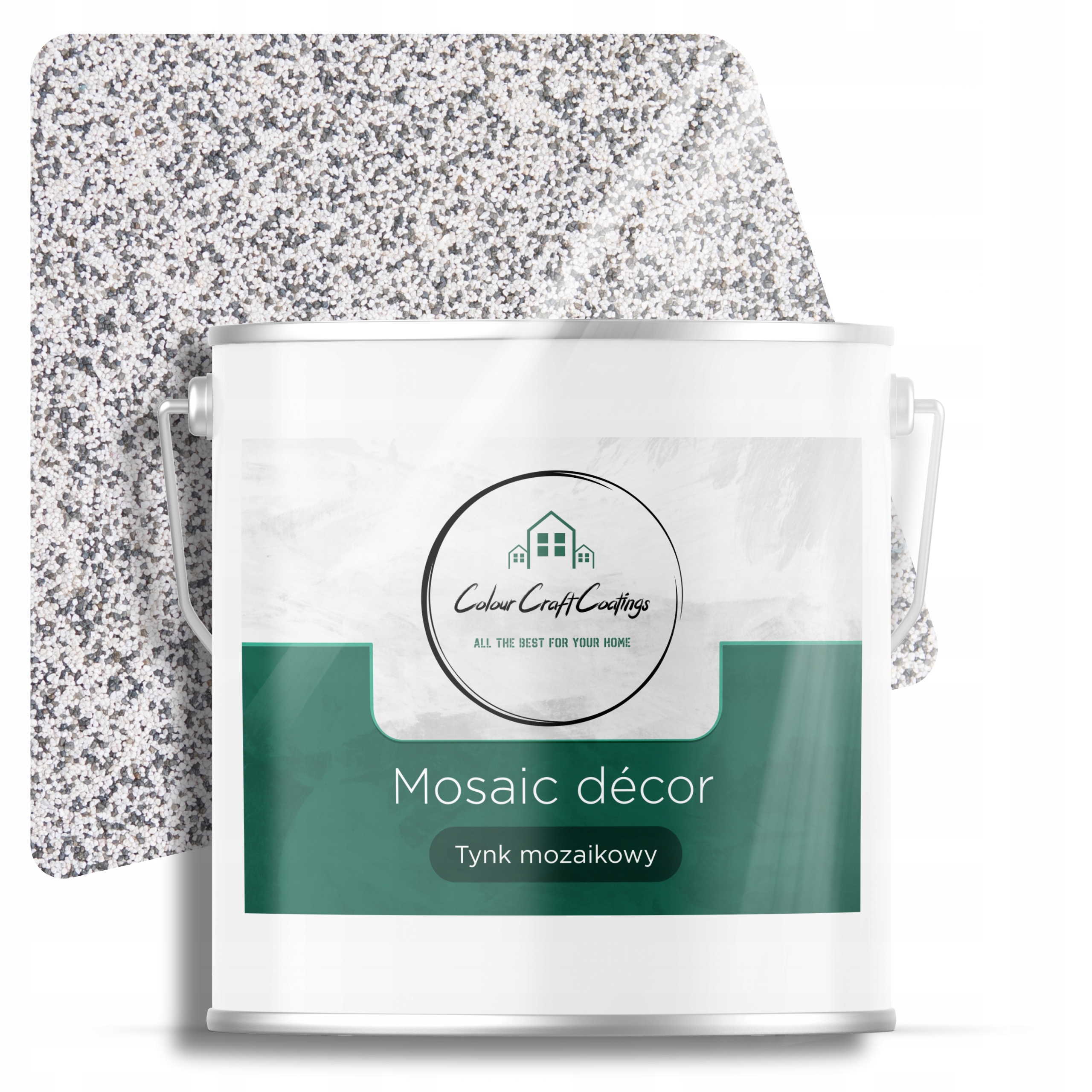 Mozaiková Omítka Mozaika Pryskyřičná Dekorativní Šedá Světlá M21 7Kg