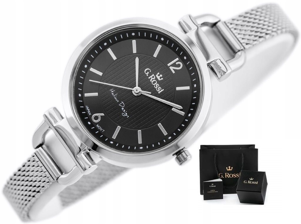 

Zegarek Damski G. Rossi Mona mesh Box + Grawer