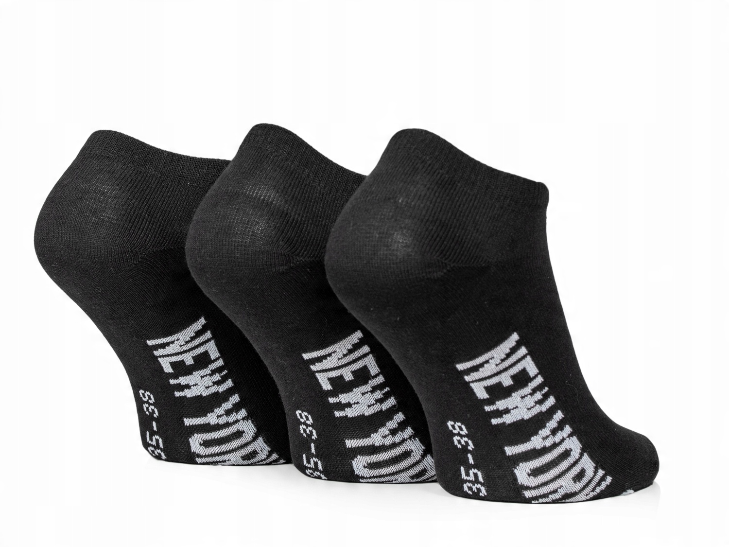 

Skarpety New York stopki 3-pack r. 35/38 czarne