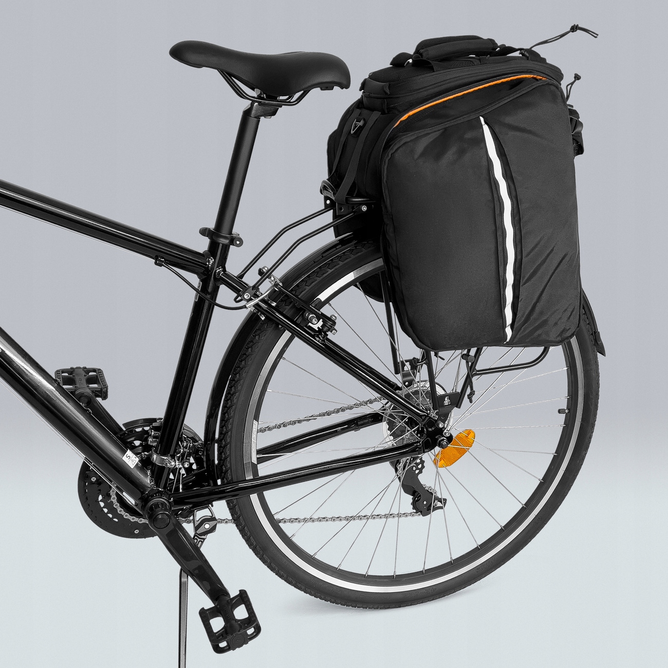 TORBA NA BAGAŻNIK ROWEROWY WOZINSKY SAKWY ROWEROWE NA BAGAŻNIK POKROWIEC Model WBB19BK