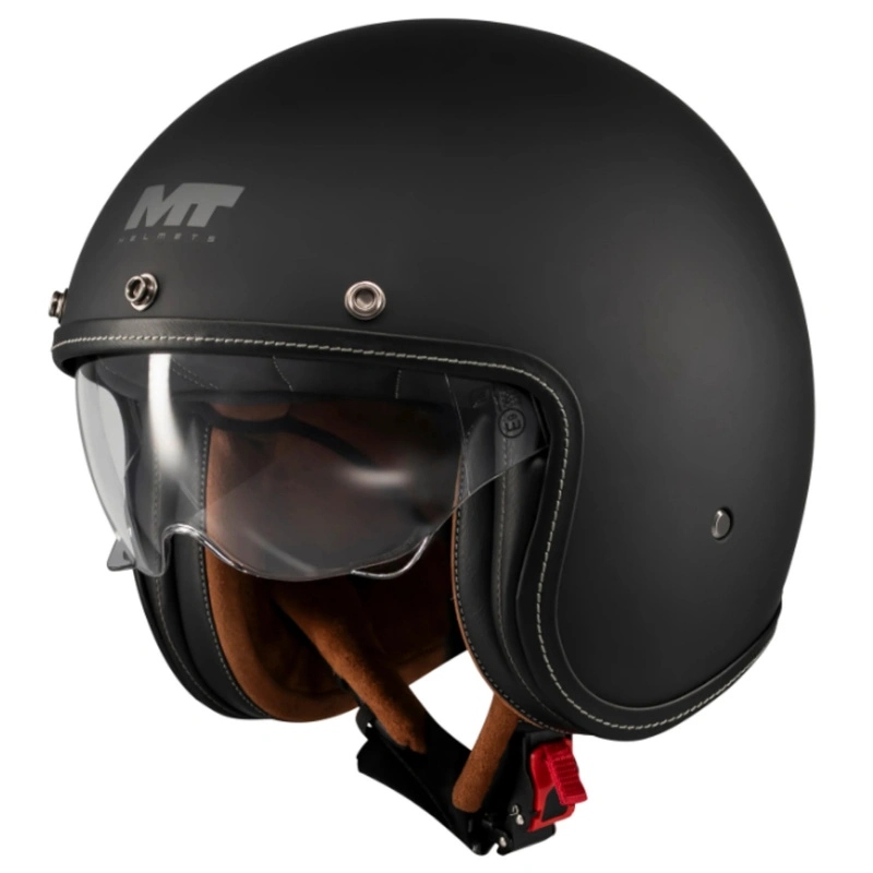Otvorená motocyklová prilba Mt Le Mans 2 Sv Pure Black Matt čierna matná Darčeky