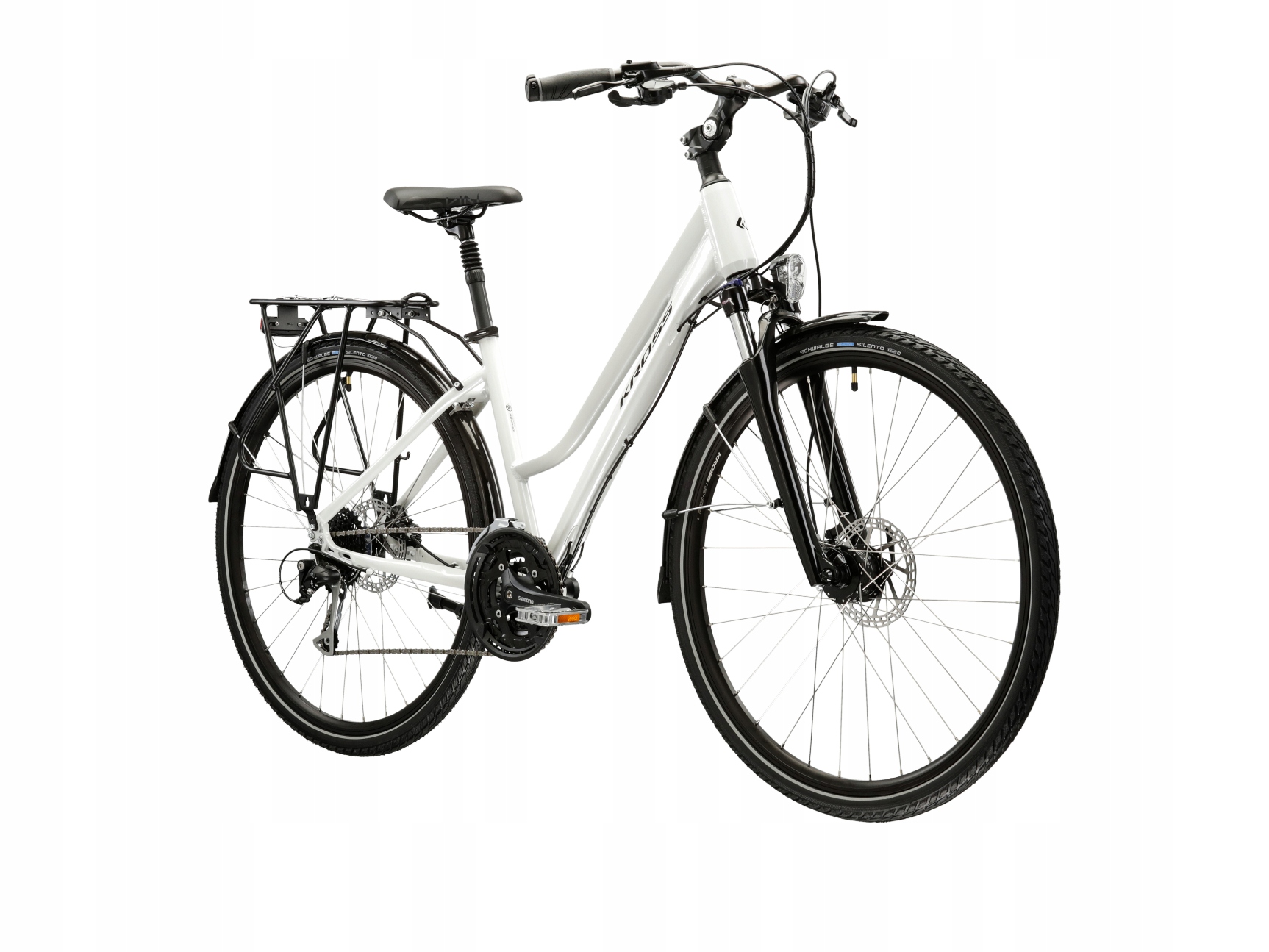 Rower trekkingowy Kross Trans 8.0 rama 19 cali koło 28 " biały