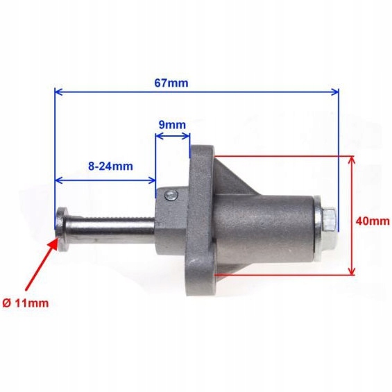 NAPINACZ ŁAŃCUSZKA ROZRZĄDU 4T GY6 Junak Zipp GB Dopasowanie do pojazdu produkt dedykowany
