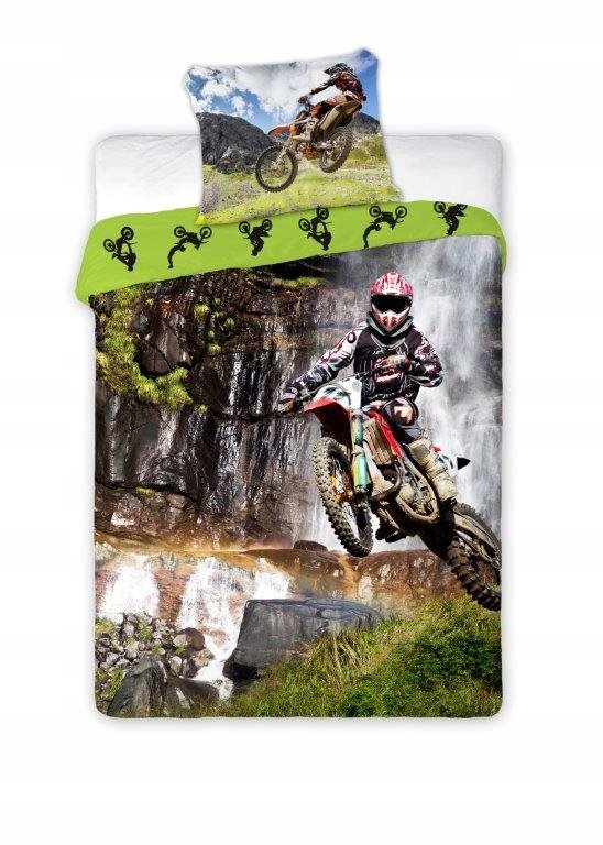 

Pościel bawełniana Motocross 160x200 motor Cross