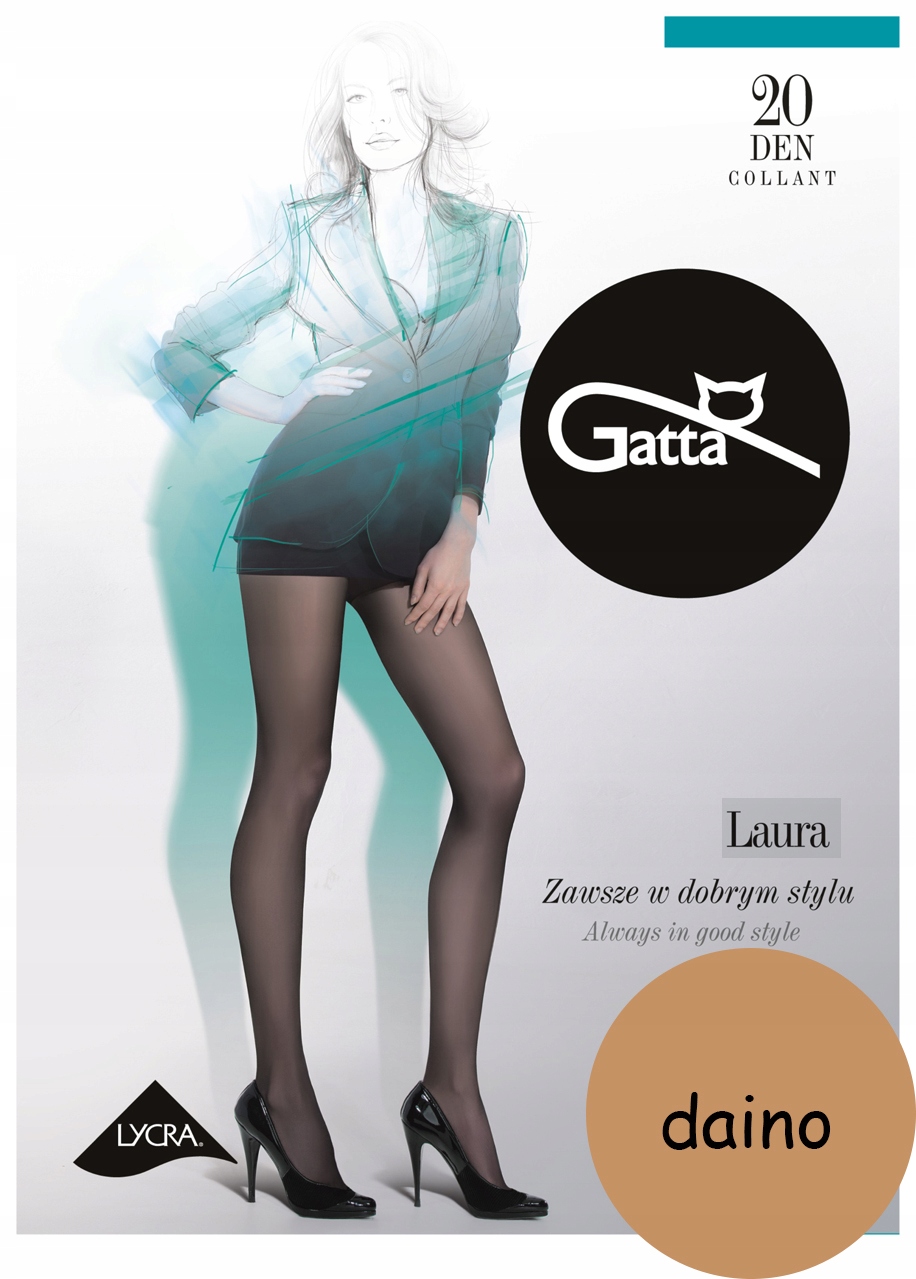 

rajstopy Gatta Laura 20 den Lycra daino 5 XL