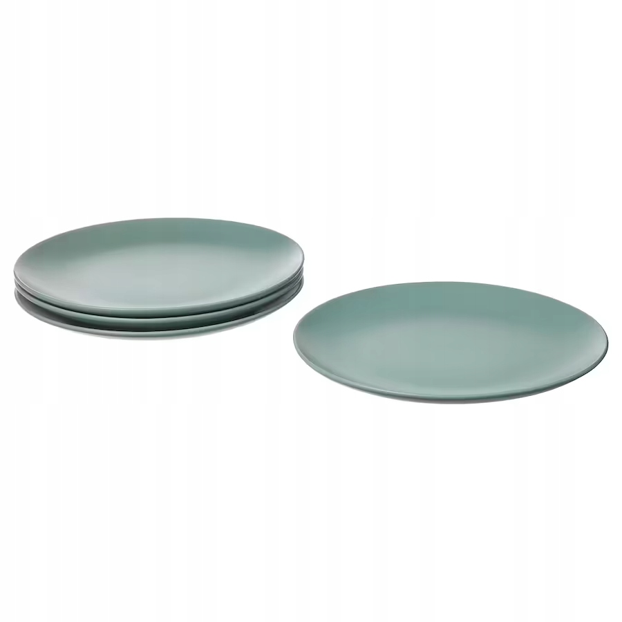 

Ikea Fargklar Talerz Matowy jasnoturkus 26cm 4szt