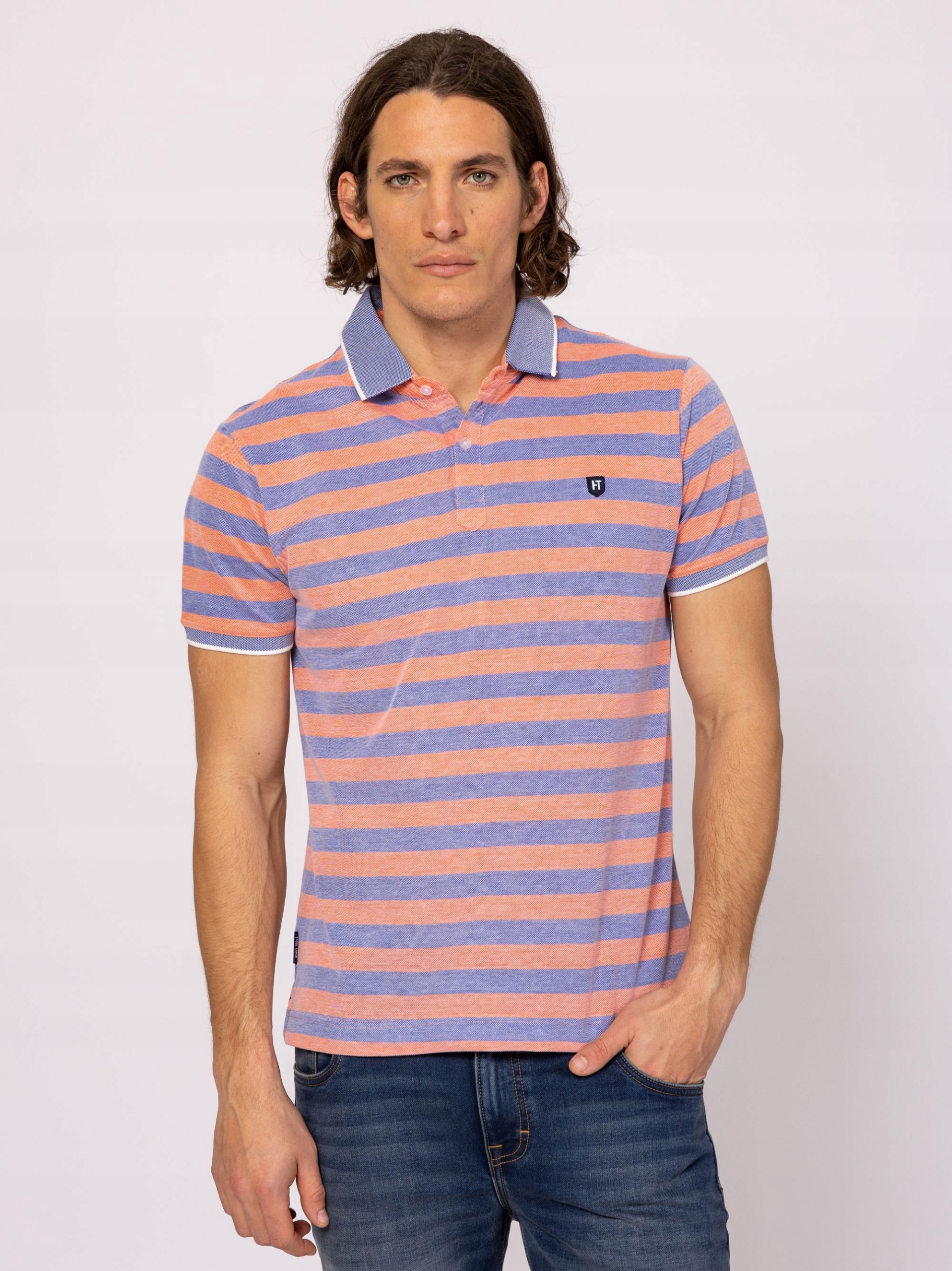 Heavy Tools Pánské Tričko Polokošile Dinero Orange Oranžová L