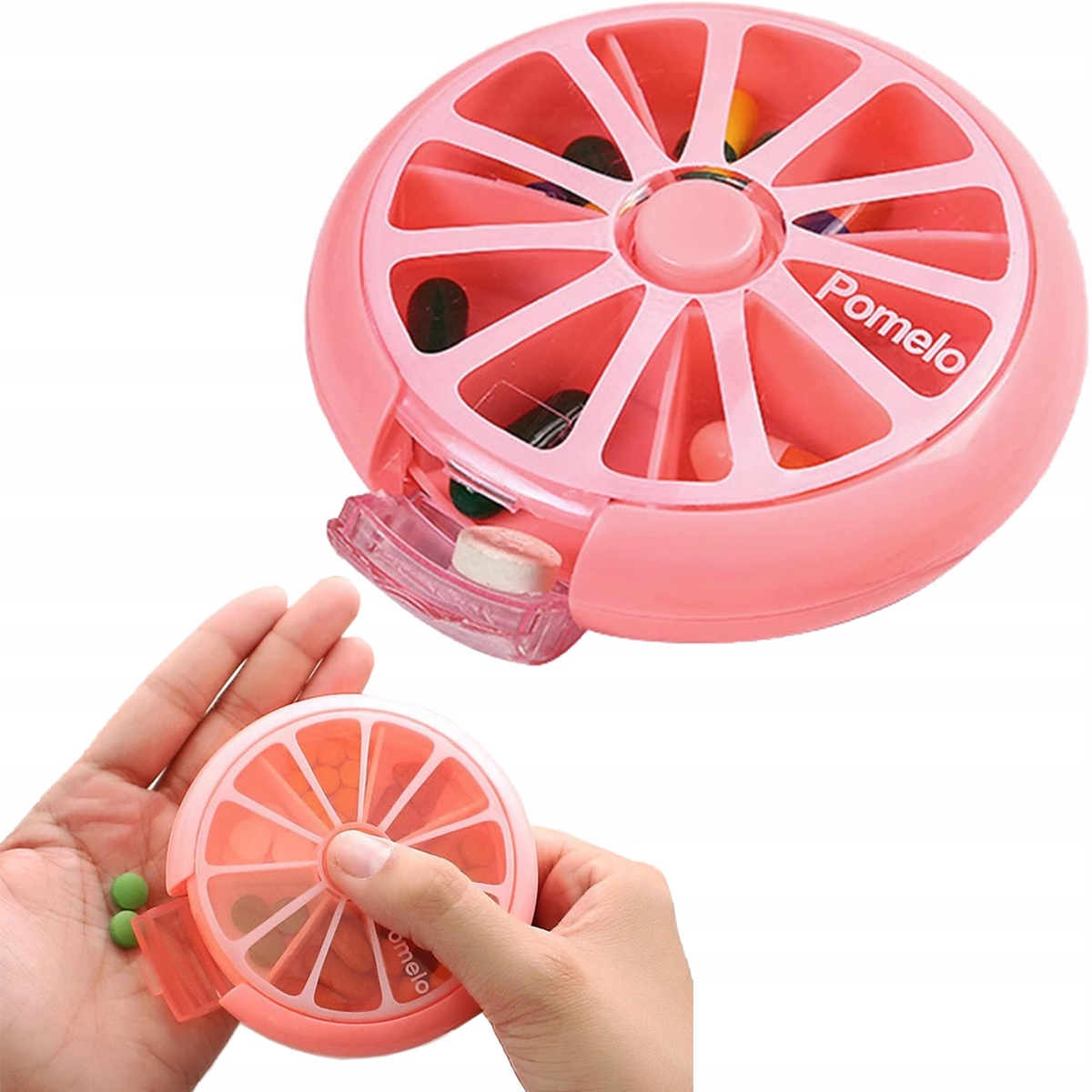 

Pudełko Pojemnik Na Tabletki Pigułki 7 Dni Pomelo