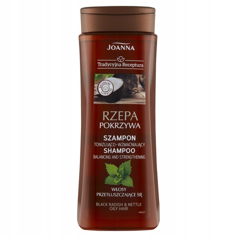 

Joanna Tradycyjna Receptura szampon włosów rzepa