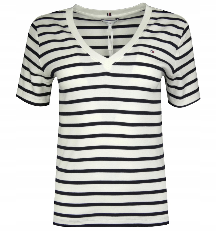 Tommy Hilfiger dámské tričko, Slim, pruhy, M