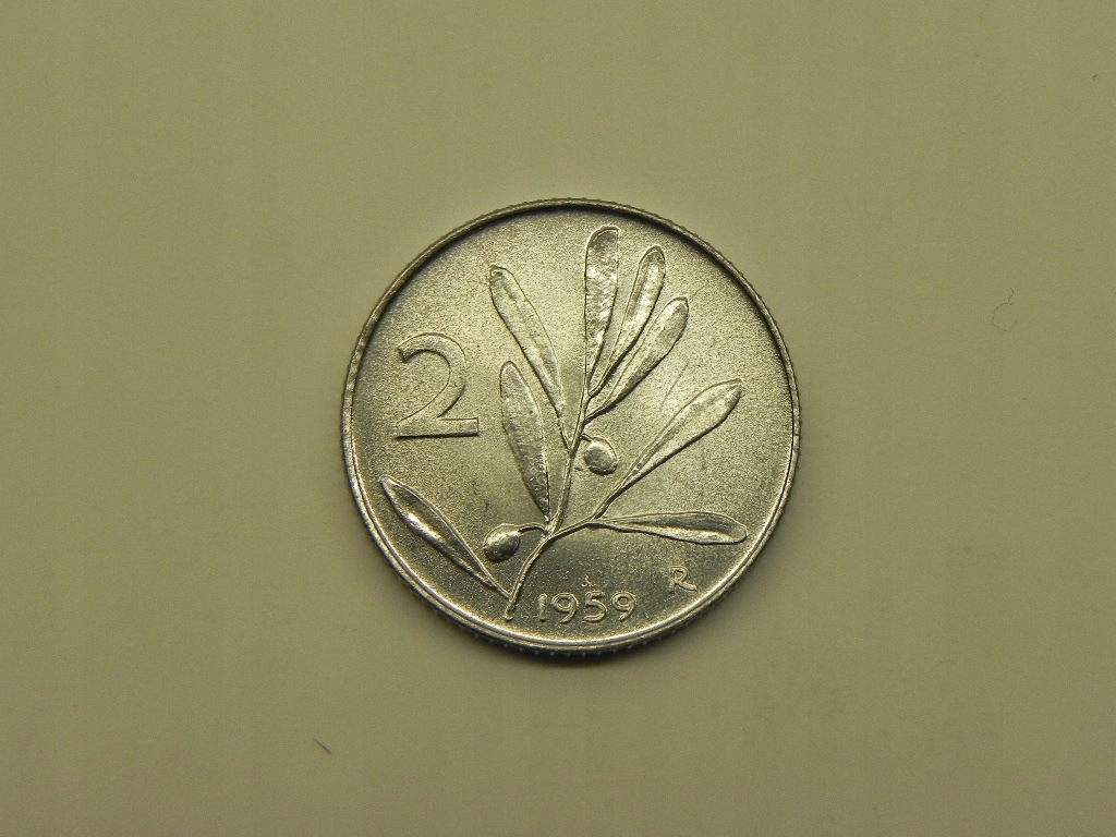4346/ 2 LIRE 1959 WŁOCHY