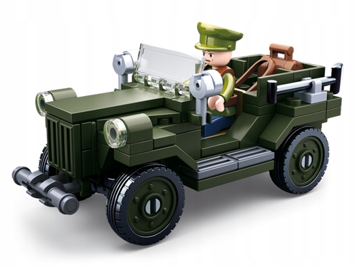 

Klocki 112EL Wojsko Jeep Wojskowy II Wojna Sluban