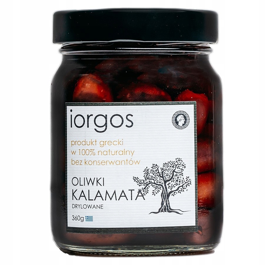 Levně Iorgos Olivy kalamata Premium – drilované Iorgos, 360 g