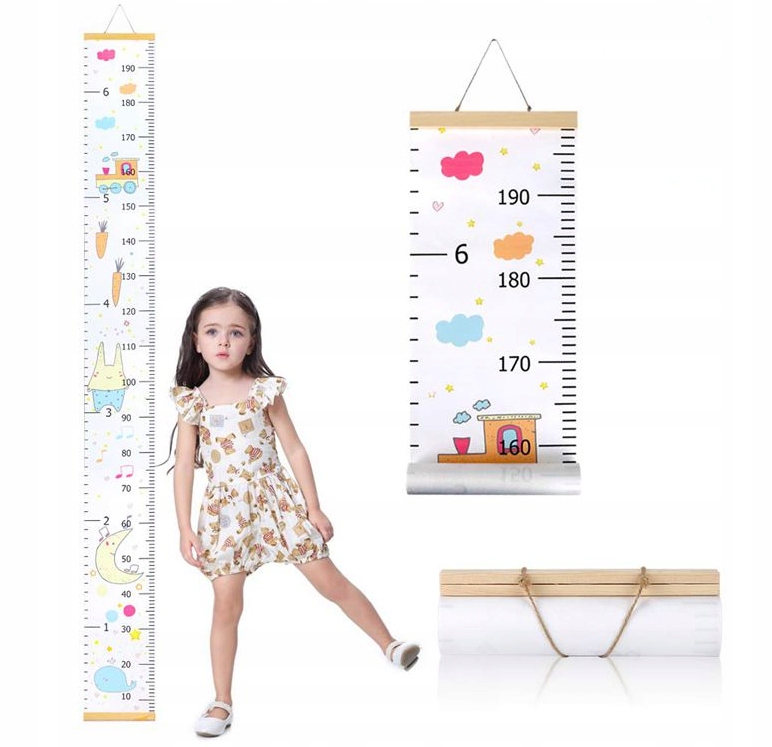 

Miarka wzrostu dla dzieci na płótnie canvas 200cm