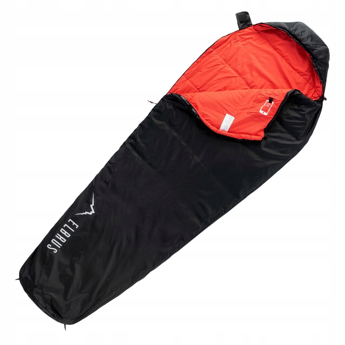 Spací pytel Carrylight Ii 1000 Black/flame Scarlet One Size